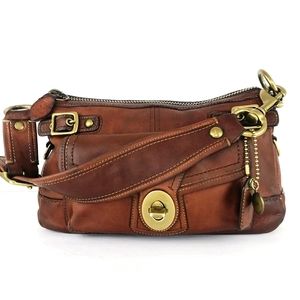 Coach 65th Anniversary Legacy Shoulder Satchel!